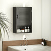 Bathroom Cabinet, Wall Mounted Storage Cabinet with Adjustable Shelves, 40 x 20 x 60 cm, Black