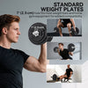 Soozier Adjustable Dumbbell Set, 2 in 1 Weights Dumbbells Set for Home Gym, 112lb Free Weights with Non-Slip Grip