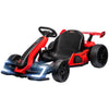24V Electric Go Kart, Battery Powered Kids Drift Kart with Adjustable Seat, Seat Belt, Horn, Music, Light