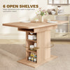 Extendable Dining Table for 4-6 People, 43.3