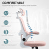 Mesh Office Chair, Ergonomic Desk Chair with Flip-up Armrest, Rotatable Headrest, Adjustable Lumbar Support, Black