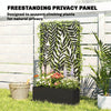 Metal Planter Box with Trellis, 44.5