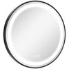 LED Bathroom Mirror for Vanity, Dimmable Lighted Anti Fog Wall Mirror with 3 Temperature Colors, Plug-in, 24 Inch