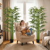 6 FT Artificial Tree Bamboo Tree Fake Plants in Pot for Home Office Living Room Decor, Green