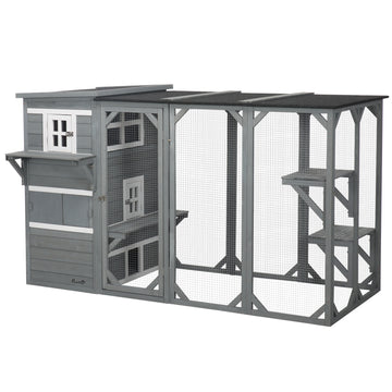 Wooden Cat Catio, 76