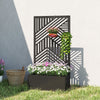 Metal Planter Box with Trellis, 44.5