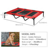 Elevated Dog Bed, Raised Dog Cot for XL Sized Dogs, Indoor & Outdoor, 48