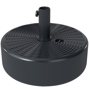 Patio Umbrella Base with Handle Outdoor Umbrella Stand Holder for 1.5
