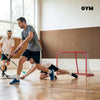 Soozier 3' x 2' Mini Hockey Goal, Easy Setup Hockey Net with Metal Frame, Lightweight & Portable