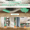 Qaba Toddler Couch Slide for Bed, Sofa, Stairs, Easy Assemble & Storage, for 18-48 Months, Green