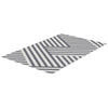 Reversible Outdoor RV Rug, Patio Floor Mat, 6' x 9' Plastic Rug for Backyard, Deck, Beach, Camping, Grey and Cream