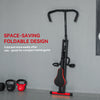 Soozier Foldable Squat Machine for Home Gym, Glute Workout Equipment for Arm, Leg and Glute Training, Red