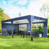 10 x 20 ft Pop Up Canopy Tent with Reflective Strips, UPF 50+ Easy up Instant Canopy with 6 Sandbags