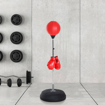 Soozier Boxing Bag with Stand, Freestanding Punching Bag with 49.6