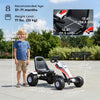 Kids Pedal Go Kart Children Racing Style Ride on Car with Adjustable Seat, Plastic Wheels, Handbrake and Shift Lever for 3-6 Years Old