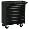 Rolling Tool Chest, 7-Drawer Lockable Tool Cabinet with 4 Wheels, Handle, Toolbox Storage Organizer for Garage, Workshop, Repair Shop