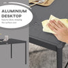 Outdoor Dining Table w/ Aluminium Frame, Garden Table, 57