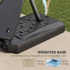 Soozier Outdoor Portable Basketball Hoop and Stand with Backboard Weighted Base Wheels, 115.4
