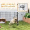 30inch Foldable Metal Exercise Pet Playpen Yard Dog Puppy Kennel Cage 12 Panel