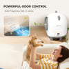 Automatic Cat Litter Box with App Control, Odor Isolation, Safety Protection, Anti-Pinch, 1 Roll Garbage Bag