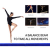 Soozier 7ft Folding Balance Beam, Gymnastics Beam with Wood Core, Blue