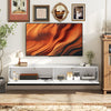 Wall Mounted TV Stand, Floating TV Cabinet with Storage, for TVs up to 80