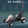 Kids Pedal Go Kart Children Racing Style Ride on Car with Adjustable Seat, Plastic Wheels, Handbrake and Shift Lever for 3-6 Years Old