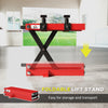 Motorcycle Scissor Lift Jack, 1100 lbs ATV Dirt Bike Stand, 3.7-15.7