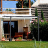 10'x10' Outdoor Pergola Gazebo with Retractable Canopy & Metal Frame & PA Coated Sun Shelter Door Porch Cover, Cream White