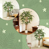 5FT Artificial Banyan Tree Set of 2, Fake Potted Tree with Solid Wood Trunk and Pot for Indoor