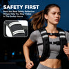 Soozier 11 lbs Weighted Vest, Weight Vest with adjustable Straps, Convenient Pocket and Reflective Strips, Fit for Men Women