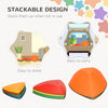 11 PCs Stepping Stones Kids with Non-slip Rubber, Stackable Balance Step Stones for Obstacle Course Sensory Play, Outdoor Indoor for 3-8 Years Old