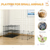 46 Panels Pet Playpen, DIY Small Animal Playpen, Indoor Portable Pet Fence for Guinea Pigs, Bunny, Rabbits, Hamsters, Hedgehogs