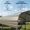 10 x 15FT Metal Carport, Heavy-Duty Carport Canopy with Reinforced Frame & Galvanized Steel Roof