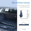 Beach Umbrella, 6.5' Easy-Assembly Sun-Shade Shelter with Sandbags and Carry Bag, Cool UV50+, Dark Blue