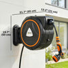 Retractable Garden Hose Reel, 1/2