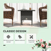 Wicker Outdoor Side Table, 20