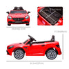 12V Ride On Car with Parent Remote Control Two Motors Music Lights Suspension Wheels for 3-6 Years