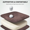 Reclining Executive Computer Desk Chair, Ergonomic Office Chair with Footrest and Thickly Padded, Coffee