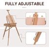 Folding Wood French Artists Easel Set Portable Art Painters Tripod Sketch Craft
