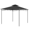 10' x 10' Gazebo, Soft Top Outdoor Gazebo with 2-Tier Roof, Metal Frame