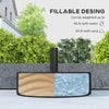 Fillable Umbrella Base, 20 inch Water Sand Filled Umbrella Stand, Fit 1.5