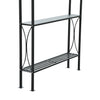 8' x 5' Grill Gazebo Double Tiered Tent Pavilion Grill Canopy Garden Sun Shade with 2-Tires Shelf