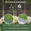 Set of 2 Raised Garden Bed, Steel Elevated Planter Box for Flowers, Herbs, Succulents, 39