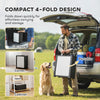 Foldable Dog Car Ramp with Support Leg, Non-Slip TPR Surface, 69