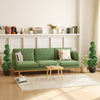 Set of 2 Artificial Plants, Topiary Spiral Boxwood Trees with Pot, for Home Indoor Outdoor Decor, 90cm