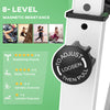 Soozier Foldable Indoor Stationary Bike with 8 Levels of Magnetic Resistance, Exercise Bike for Cardio Workout, Green