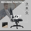 Executive Massage Chairs Heated High Back Reclining Office Chair Swivel Leather Adjustable Vibrating Furniture Black