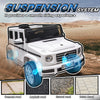 Mercedes Benz G500 Licensed 12V Kids Ride on Car with Remote Control, Music, Lights, MP3 for 37-96 months, White