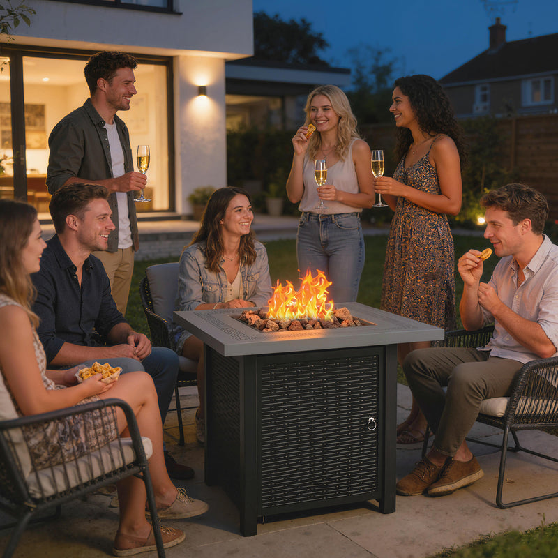 Propane Fire Pit Table, 28
